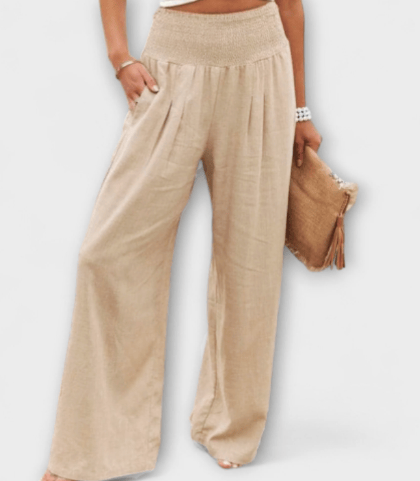 Thearya | Pantalón Ancho de Lino