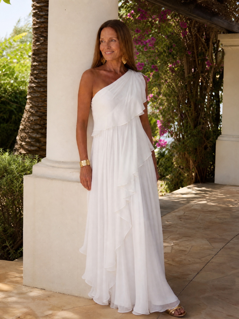 Katriana | Vestido Maxi con Volantes