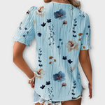 Amelia | Blusa con Escote V de Primavera