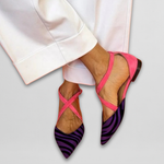 Fenna | Sandalia con Estampado de Cebra