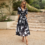 Elly | Vestido Maxi con Manga Farol