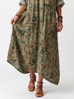Roselisse | Vestido Midi con Botones Frontales