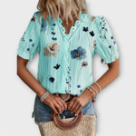 Amelia | Blusa con Escote V de Primavera
