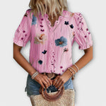 Amelia | Blusa con Escote V de Primavera