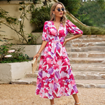 Elly | Vestido Maxi con Manga Farol
