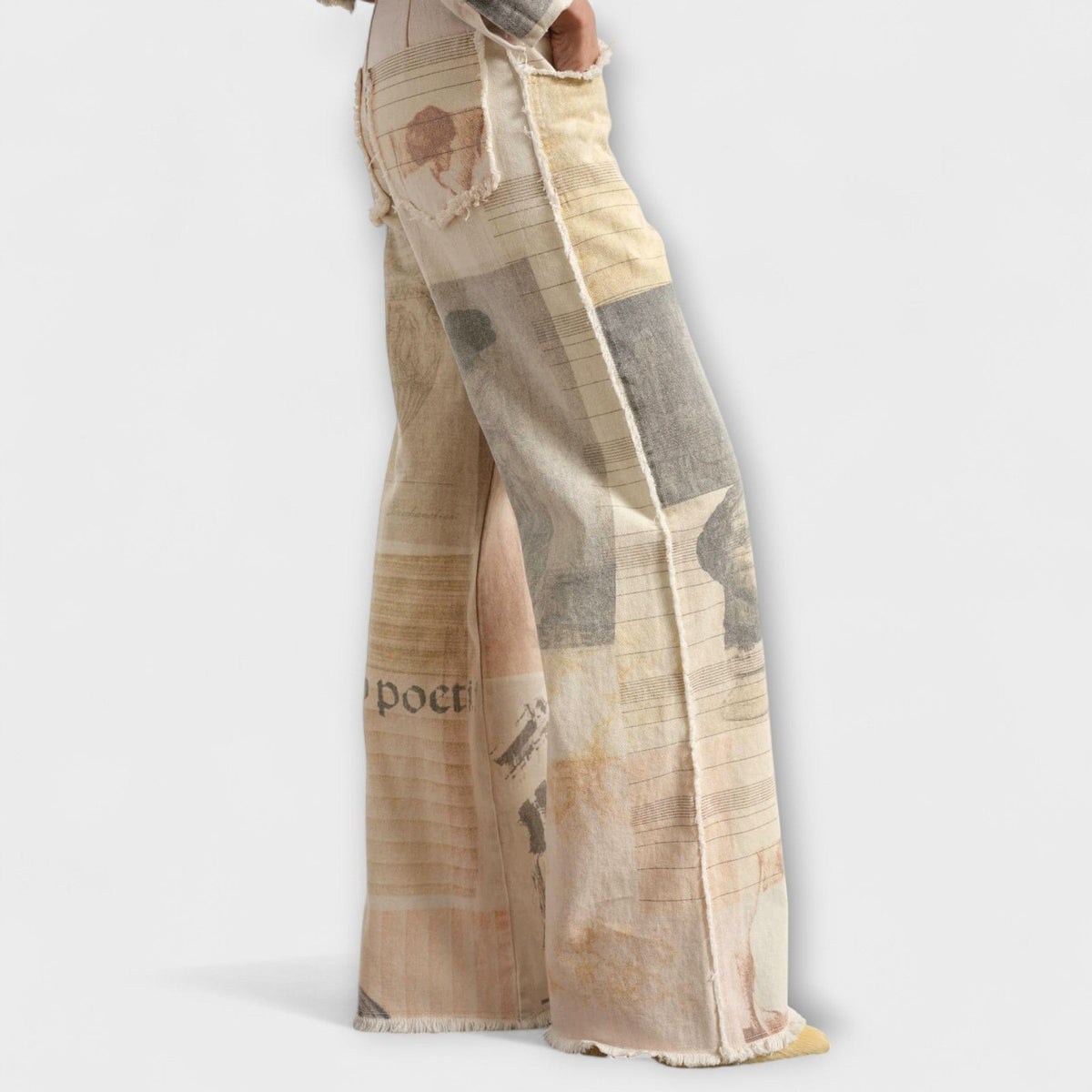Rhea | Vaquero Vintage Estampado Ancho
