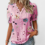 Amelia | Blusa con Escote V de Primavera
