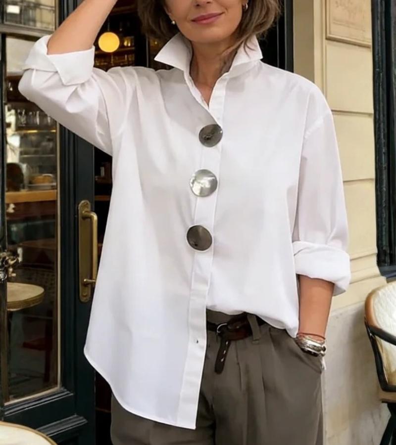 Queniva | Blusa Estructurada con Botones