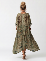 Roselisse | Vestido Midi con Botones Frontales