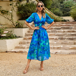 Elly | Vestido Maxi con Manga Farol