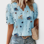 Amelia | Blusa con Escote V de Primavera