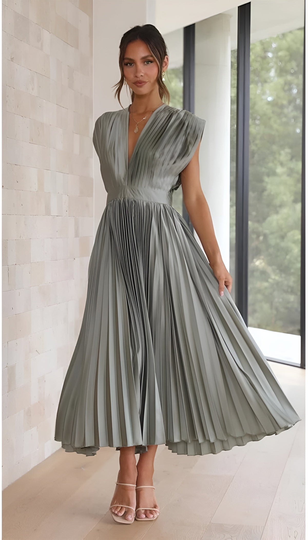 Selina | Vestido con Volantes y Cremallera
