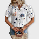Amelia | Blusa con Escote V de Primavera