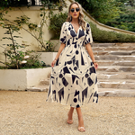 Elly | Vestido Maxi con Manga Farol
