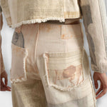 Rhea | Vaquero Vintage Estampado Ancho