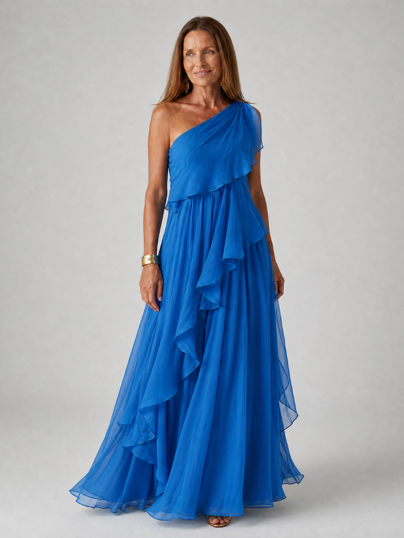 Katriana | Vestido Maxi con Volantes