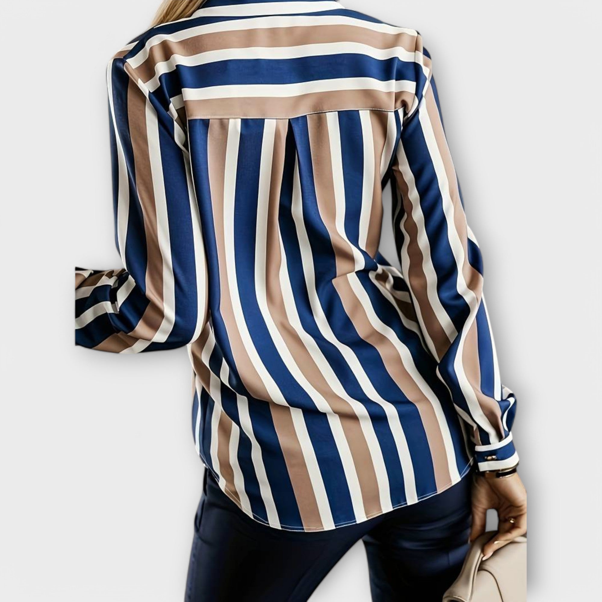 Emily | Blusa de Rayas Elegante
