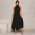 Elvira | Vestido Largo con Lunares