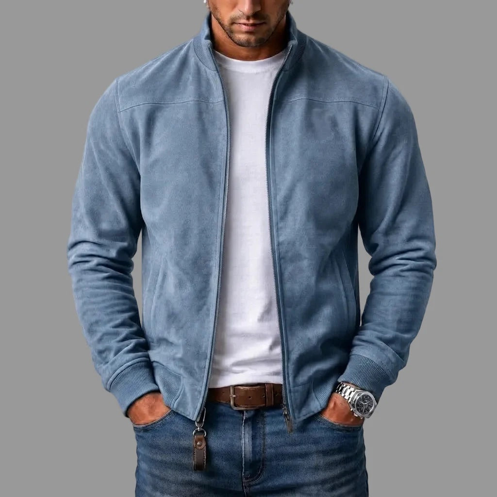 COSIMO™ | Elegante Chaqueta Bomber de Ante
