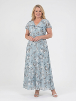 Isabela | Vestido Maxi de Gasa Floral