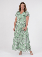 Isabela | Vestido Maxi de Gasa Floral