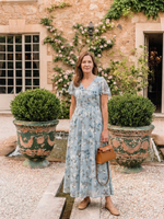 Isabela | Vestido Maxi de Gasa Floral