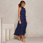 Elvira | Vestido Largo con Lunares