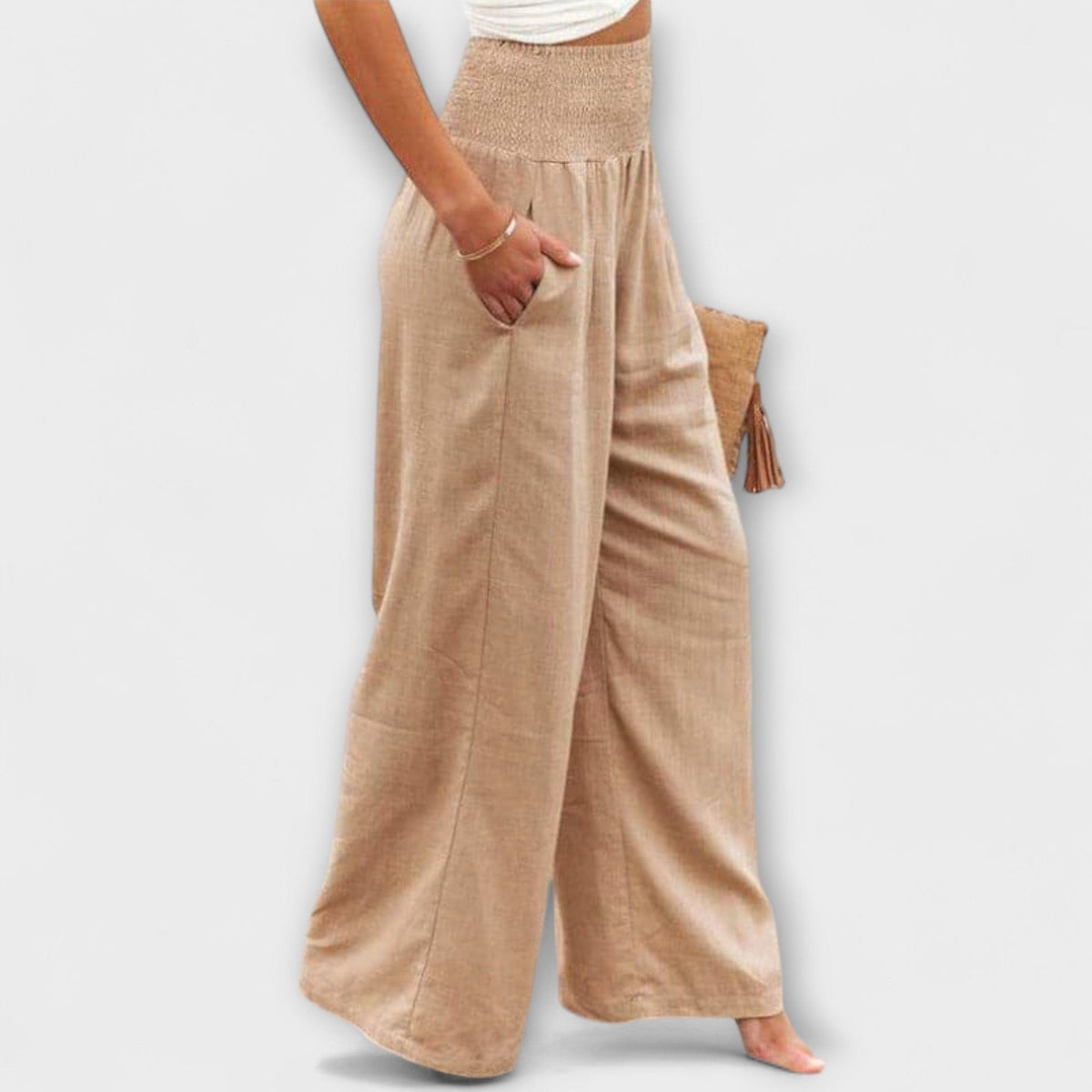 Thearya | Pantalón Ancho de Lino