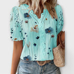 Amelia | Blusa con Escote V de Primavera