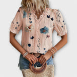 Amelia | Blusa con Escote V de Primavera