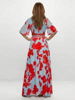 Valentina | Vestido Maxi Floral con Escote V
