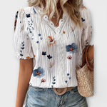 Amelia | Blusa con Escote V de Primavera