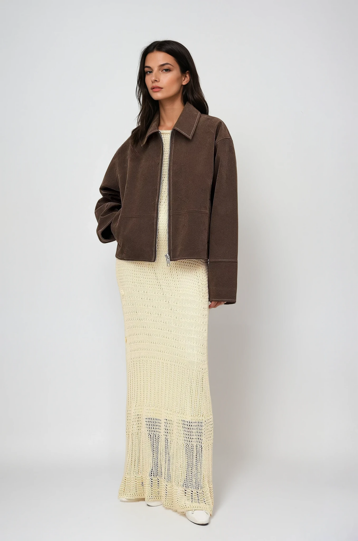 Vera | Chaqueta de Ante Sintético