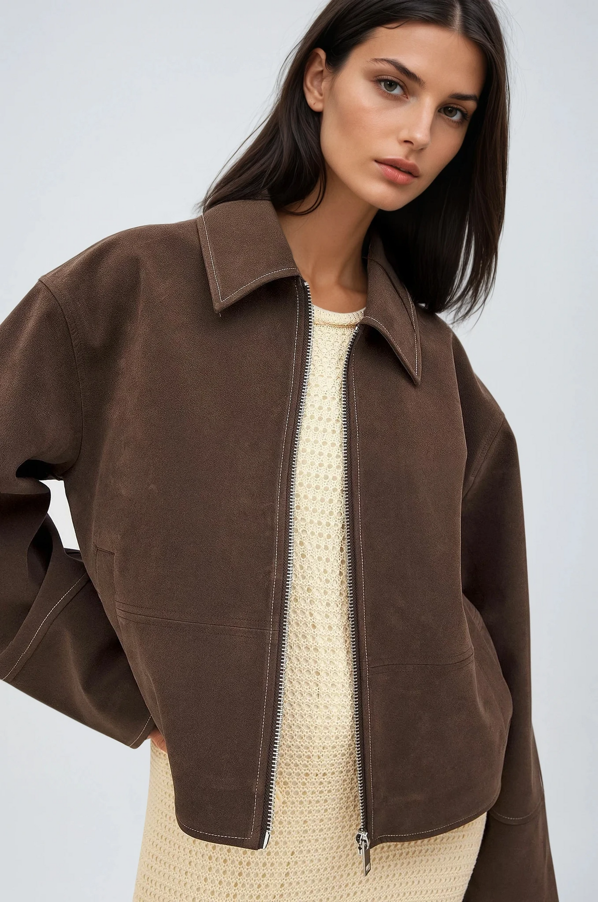 Vera | Chaqueta de Ante Sintético