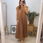 Ana | Vestido Plisado de Elegancia Atemporal