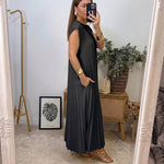 Ana | Vestido Plisado de Elegancia Atemporal