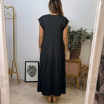Ana | Vestido Plisado de Elegancia Atemporal