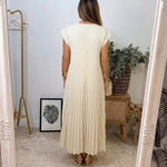 Ana | Vestido Plisado de Elegancia Atemporal
